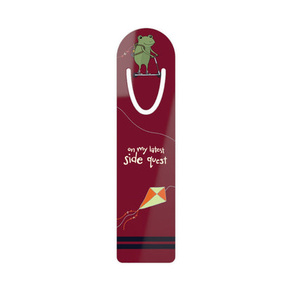 Cute Frog Metal Bookmark – Hand-Drawn Side Quest Whimsical Gift for Readers  Mindkin & Co. 