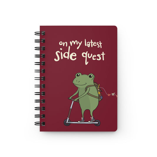 Personalized Spiral Notebook Hand-Drawn Frog for Kids and Teens  Mindkin & Co. 