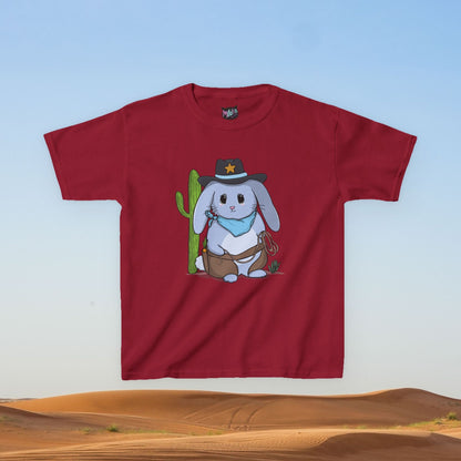 Sheriff Bunny Graphic Youth T-Shirt  Mindkin & Co. 
