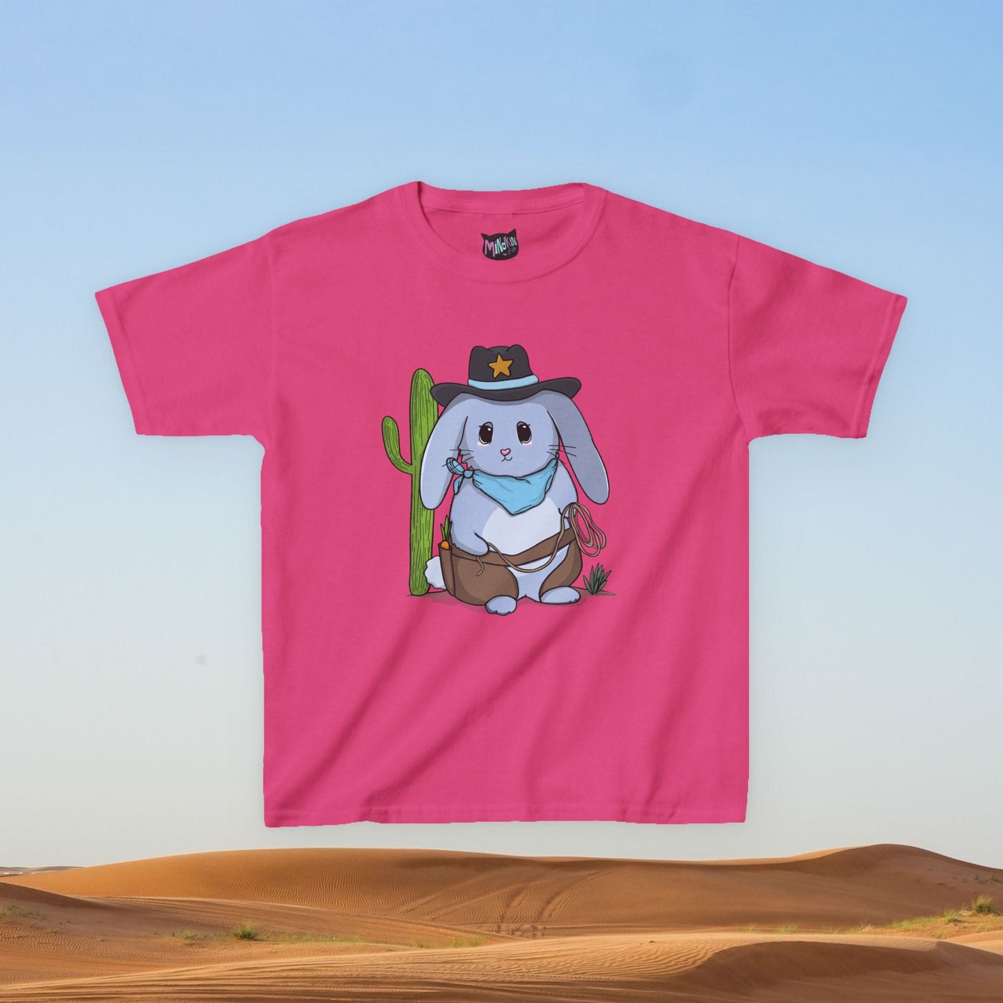 Sheriff Bunny Graphic Youth T-Shirt  Mindkin & Co. 