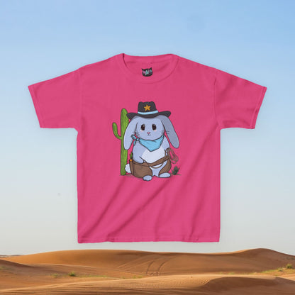 Sheriff Bunny Graphic Youth T-Shirt  Mindkin & Co. 