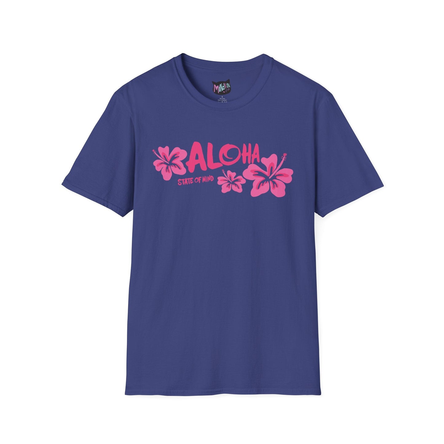 Aloha State of Mind T-Shirt — Tropical Hibiscus Graphic Tee  Mindkin & Co. 