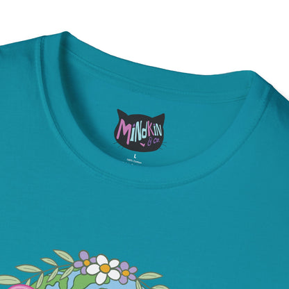 Keep It Cool Earth Graphic T-Shirt – Cute Heart Sunglasses Design Tee  Mindkin & Co. 