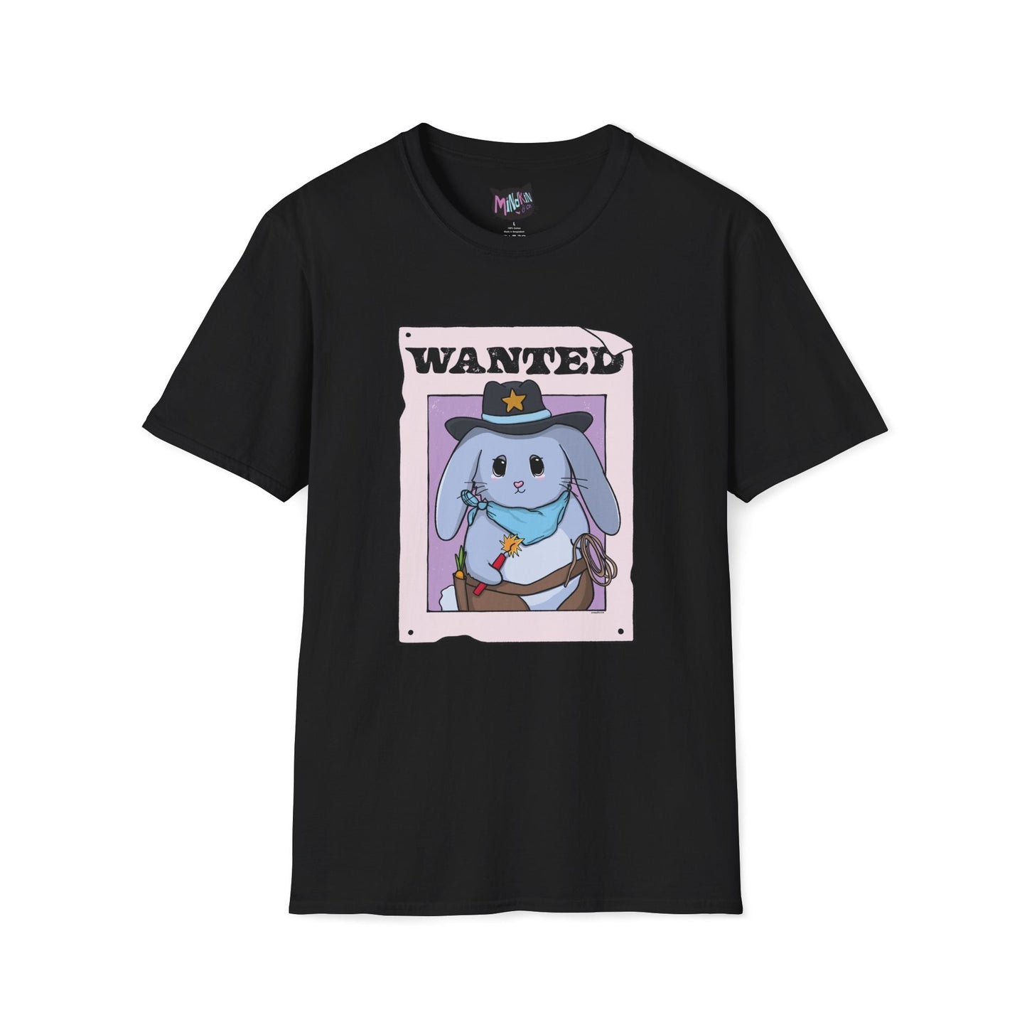 Wanted: Haretrigger Jane Bunny Graphic Tee  Mindkin & Co. 
