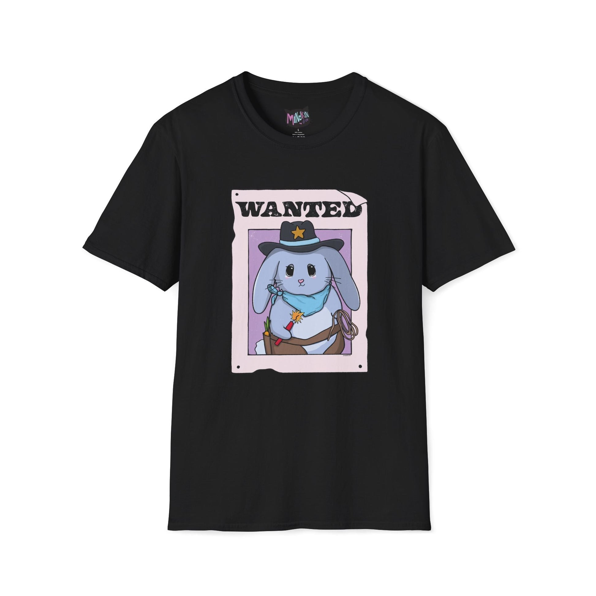 Wanted: Haretrigger Jane Bunny Graphic Tee  Mindkin & Co. 