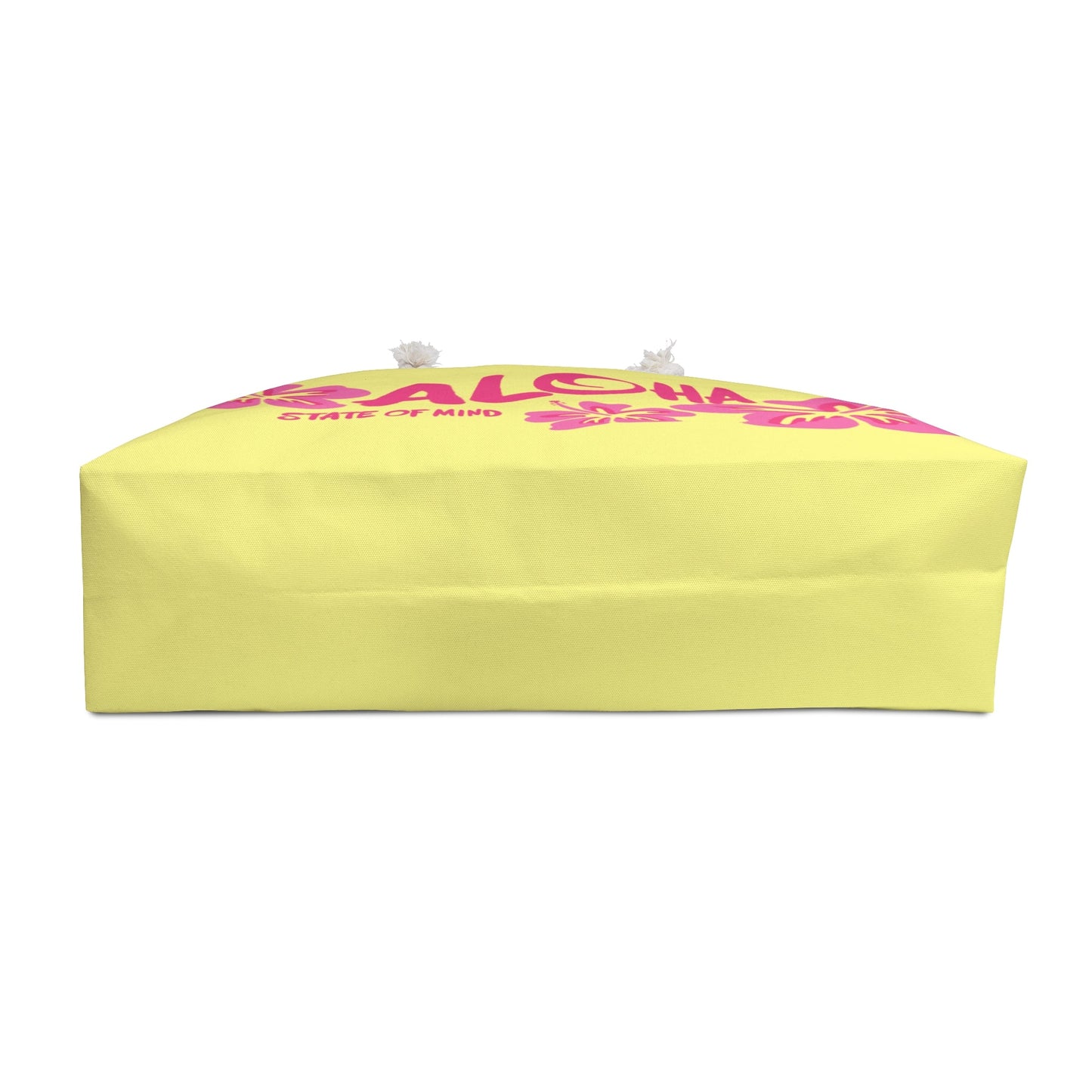 Aloha State of Mind Beach Bag - Tropical Hibiscus Hawaiian Vacation Weekender Tote Bag  Mindkin & Co. 