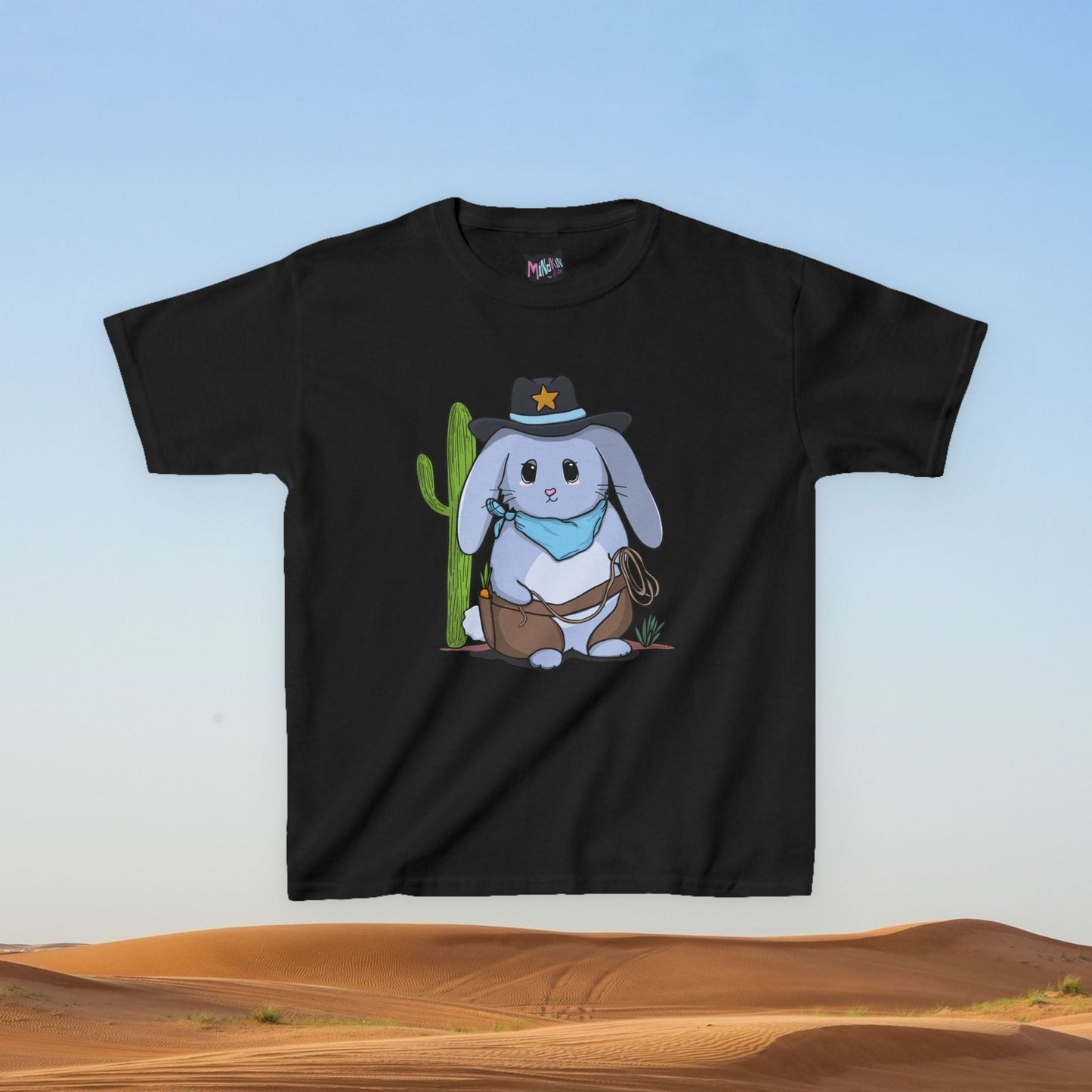 Sheriff Bunny Graphic Youth T-Shirt  Mindkin & Co. 