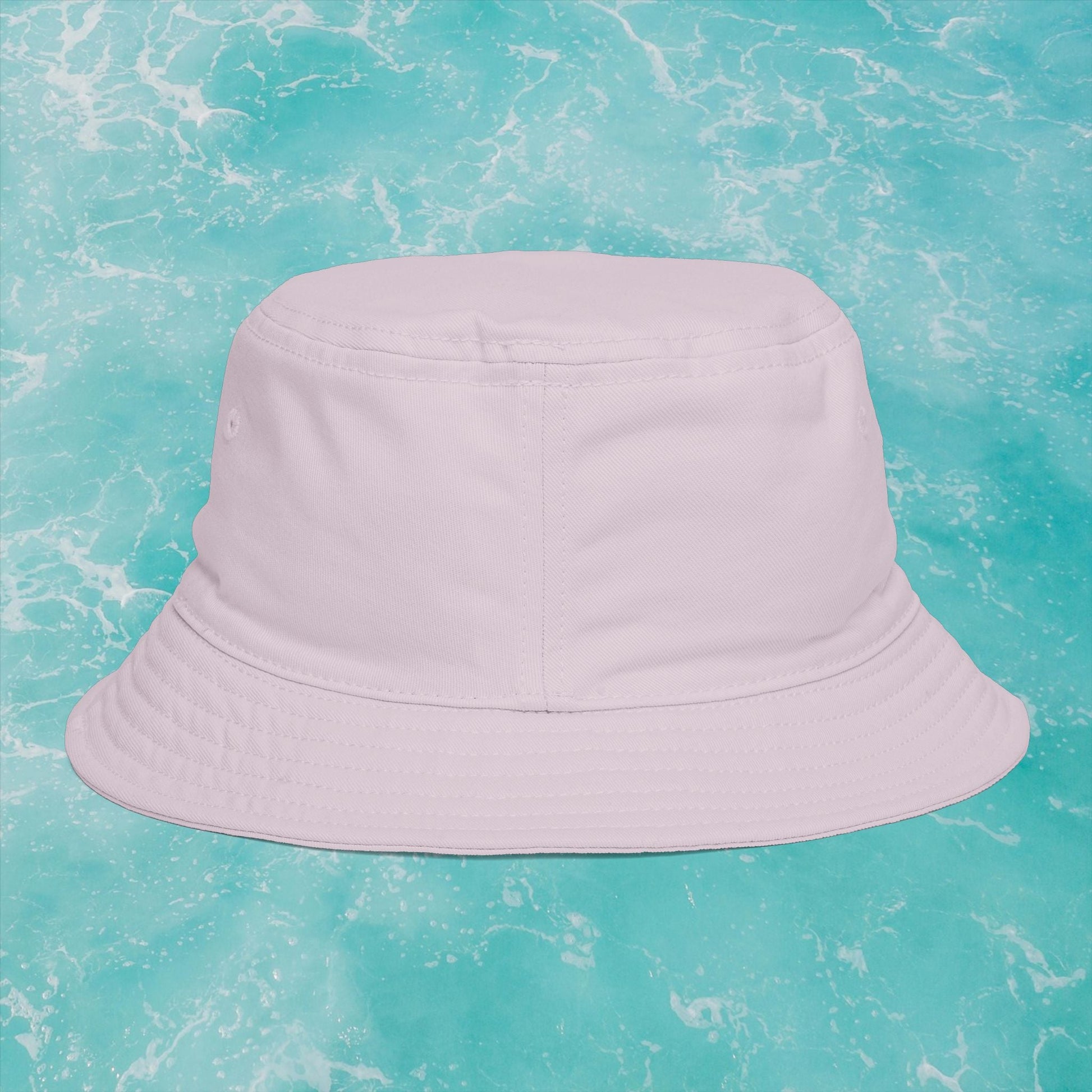 Aloha State of Mind Bucket Hat - Limited Release Design - Pink Hibiscus Tropical Vacation Summer Sun Hat  Mindkin & Co. 