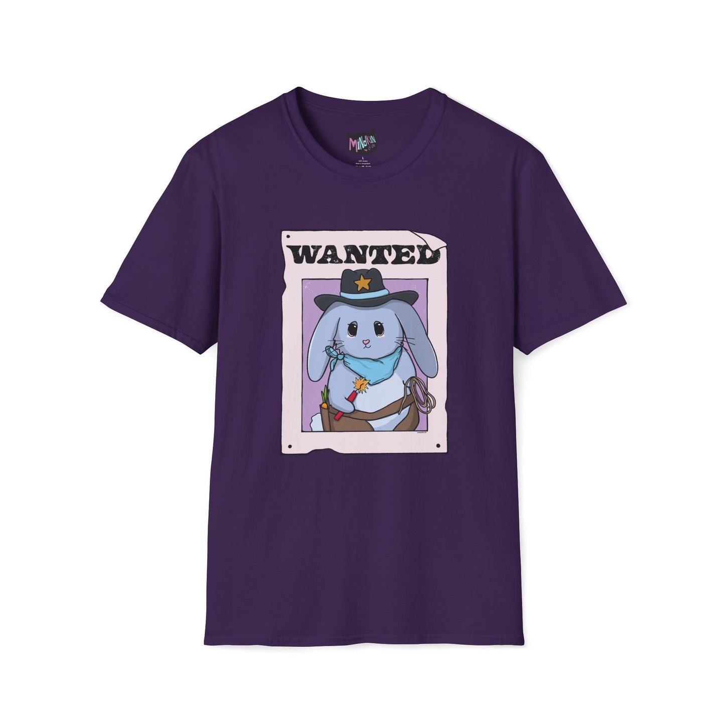 Wanted: Haretrigger Jane Bunny Graphic Tee  Mindkin & Co. 