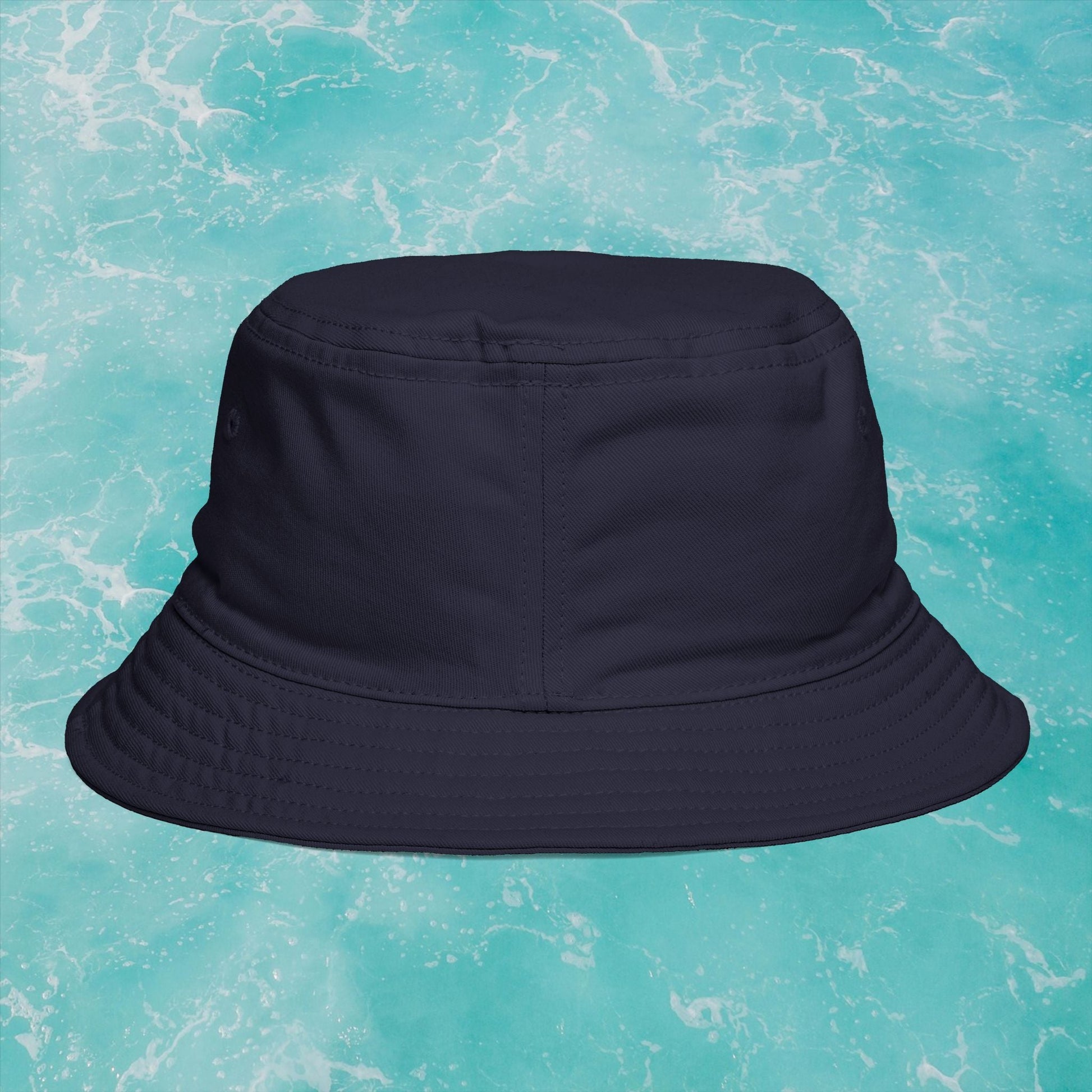 Aloha State of Mind Bucket Hat - Limited Release Design - Pink Hibiscus Tropical Vacation Summer Sun Hat  Mindkin & Co. 
