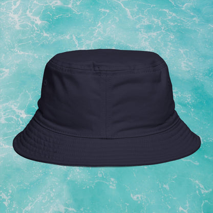 Aloha State of Mind Bucket Hat - Limited Release Design - Pink Hibiscus Tropical Vacation Summer Sun Hat  Mindkin & Co. 