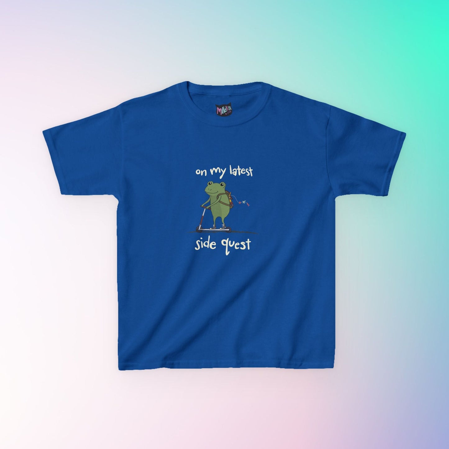 Side Quest Frog Graphic Youth Tee  Mindkin & Co. 