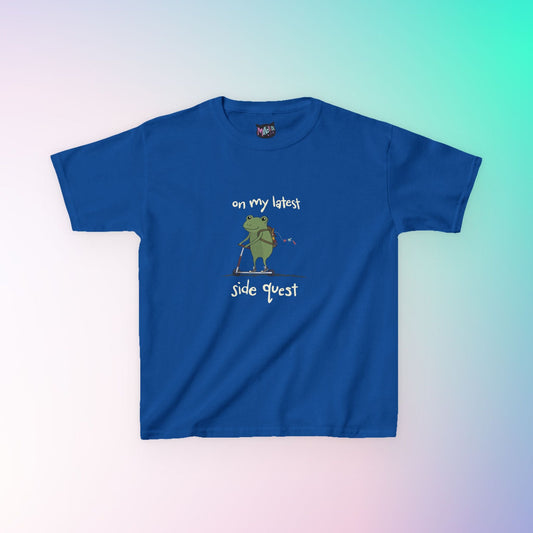 Side Quest Frog Graphic Youth Tee  Mindkin & Co. 