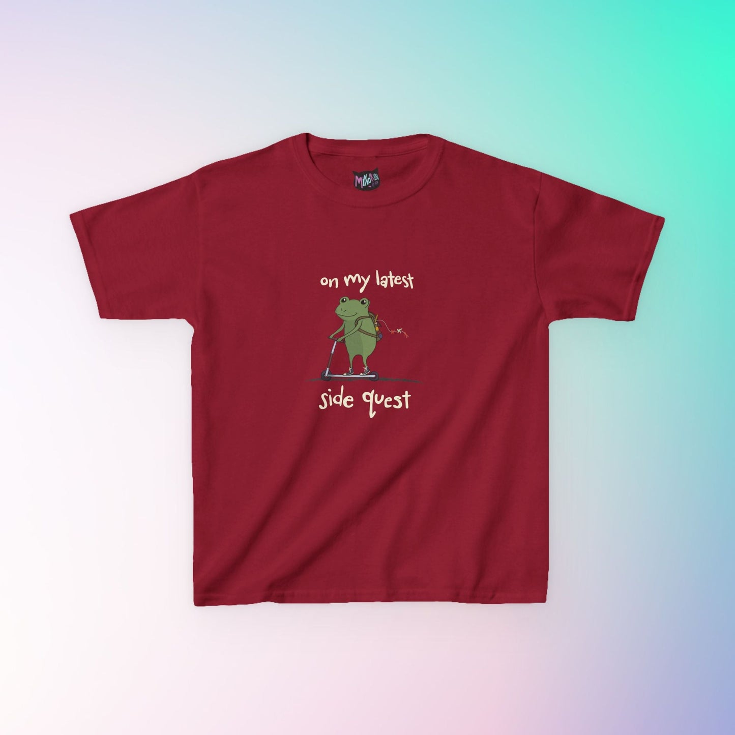 Side Quest Frog Graphic Youth Tee  Mindkin & Co. 