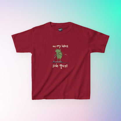 Side Quest Frog Graphic Youth Tee  Mindkin & Co. 