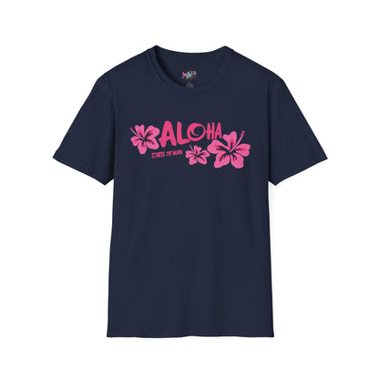 Aloha State of Mind T-Shirt — Tropical Hibiscus Graphic Tee  Mindkin & Co. 