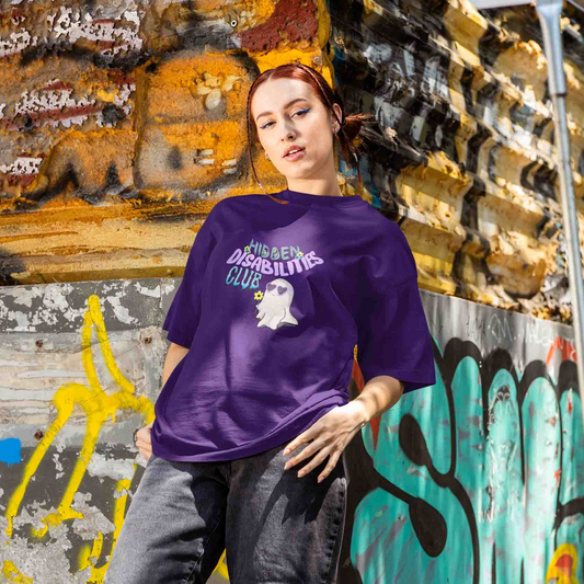 Hidden Disabilities Club Hand-Drawn Graphic T-Shirt  Mindkin & Co. 