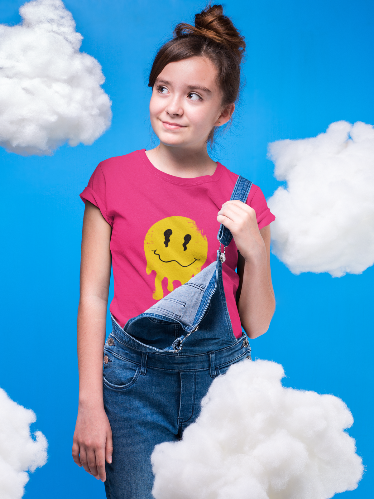 Melting Smiley Face Youth Graphic Tee  Mindkin & Co. 