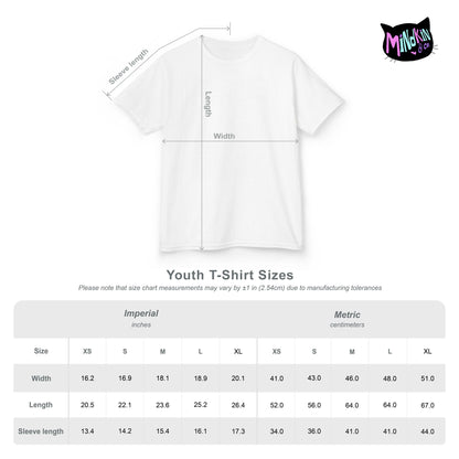 Melting Smiley Face Youth Graphic Tee  Mindkin & Co. 